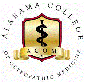 Alabama College of Osteopathic Medicine Logo