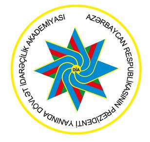 The Academy of Public Administration under the President of the Republic of Azerbaijan Logo