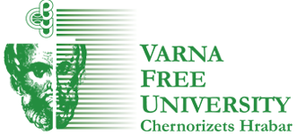 "Chernorizets Hrabar"  Free University of Varna Logo