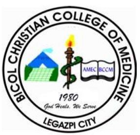Ago Medical and Educational Center - Bicol Christian College of Medicine Logo