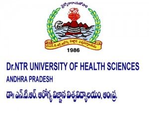 Dr. NTR University of Health Sciences Andhra Pradesh Logo