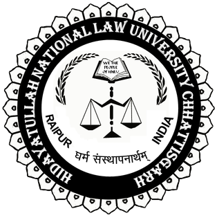 Hidayatullah National Law University Logo