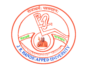 Jagadguru Rambhadracharya Handicapped University Logo