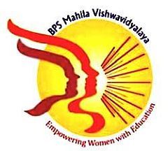Bhagat Phool Sign Mahila Vishwavidyala Logo