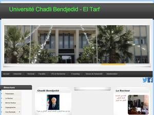 Chadli Bendjedid University of El Tarf Logo