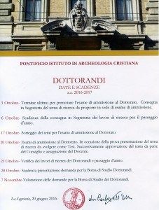 Pontifical Institute of Christian Archaeology Logo