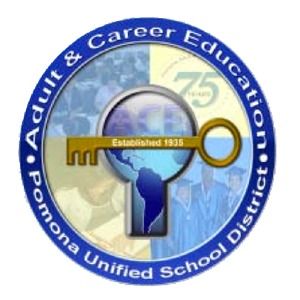 Pomona Unified School District Adult and Career Education Logo