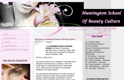 Huntington School of Beauty Culture Logo