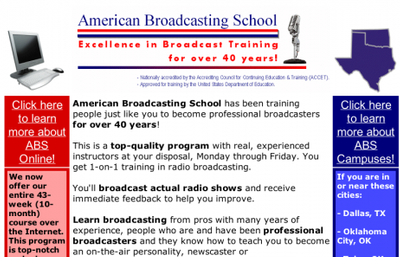 American Broadcasting School-Arlington Logo