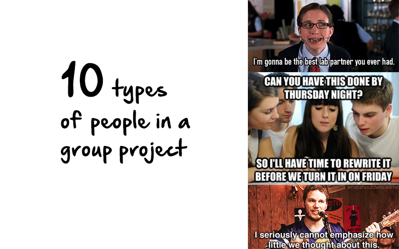 10 Types Of Partners In Group Projects | Group Project Partners | Plexuss