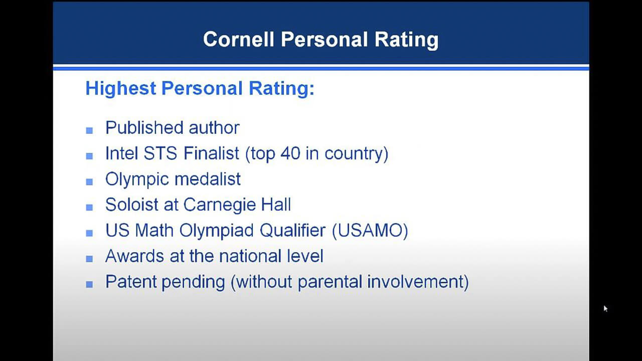 cornell university ranking