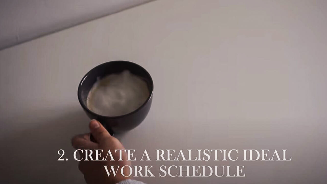 creating an ideal schedule