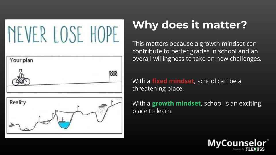 cultivate growth mindset