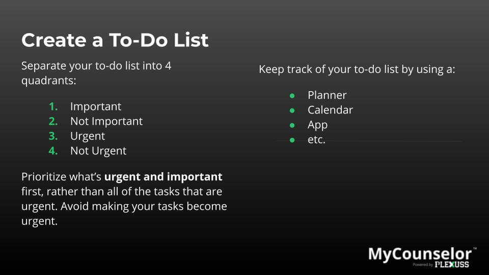 daily to-do list examples