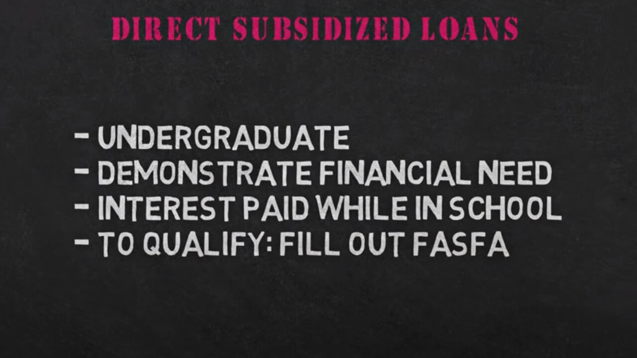 federal direct subsidized loan