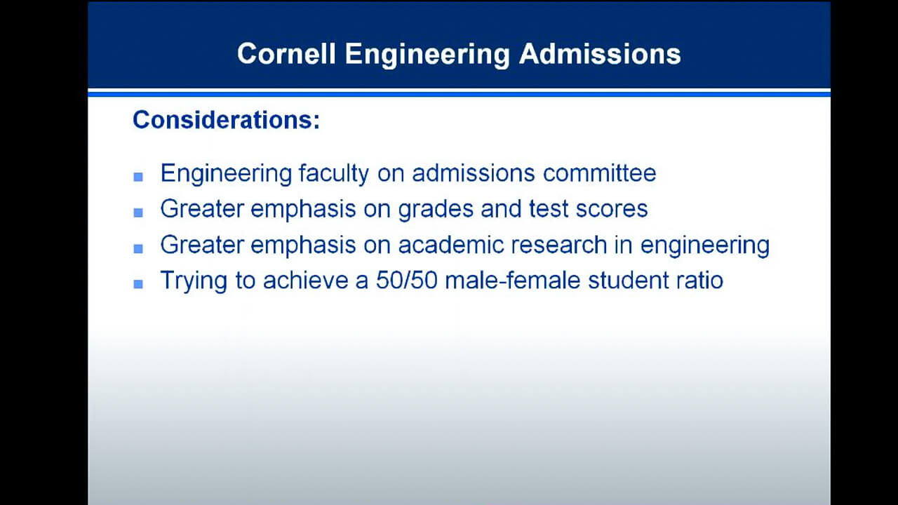 how competitive is cornell engineering