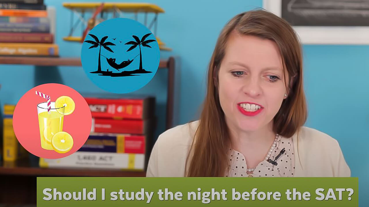 how to cram for the sat the night before