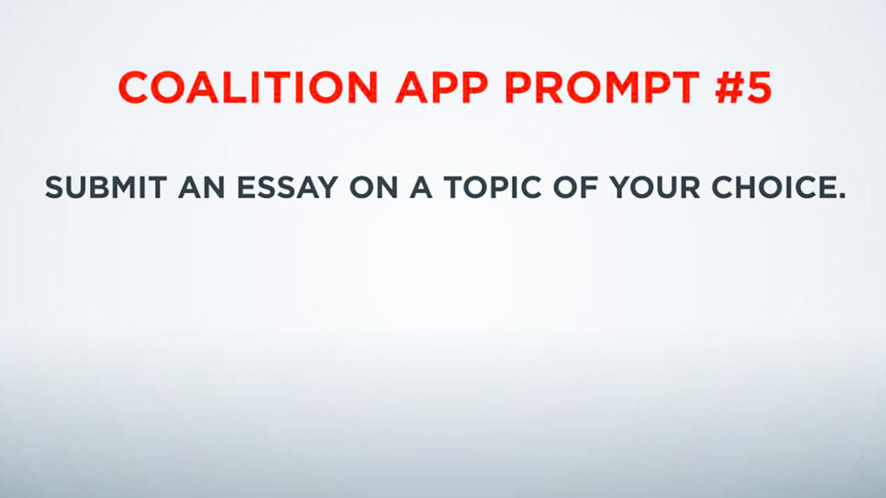 submit an essay on a topic of your choice