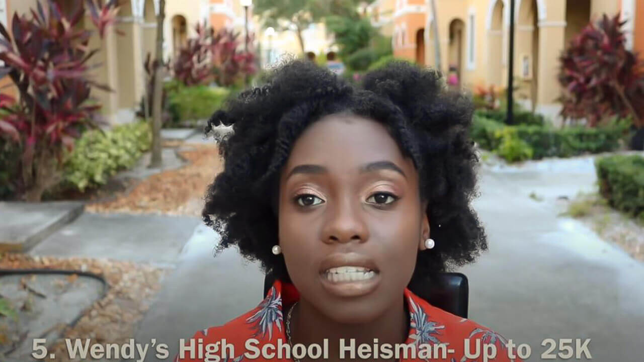 wendy's high school heisman scholarship 2021